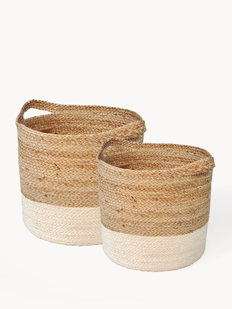 Colorblock Baskets (Set of 2)