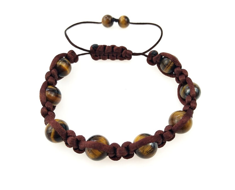 Macramé style Tiger Eye Bracelet