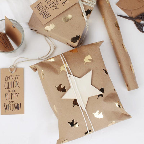Unicorn Kraft Wrapping Paper