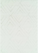 Lux White Diamond Rug