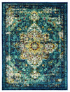 Aqua Olefin Area Rug