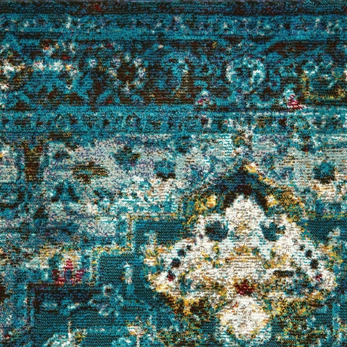 Aqua Olefin Area Rug