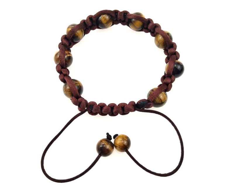 Macramé style Tiger Eye Bracelet