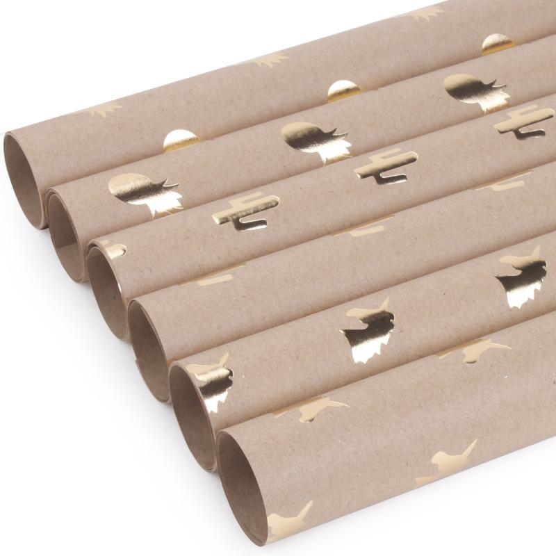 Cactus Kraft Wrapping Paper