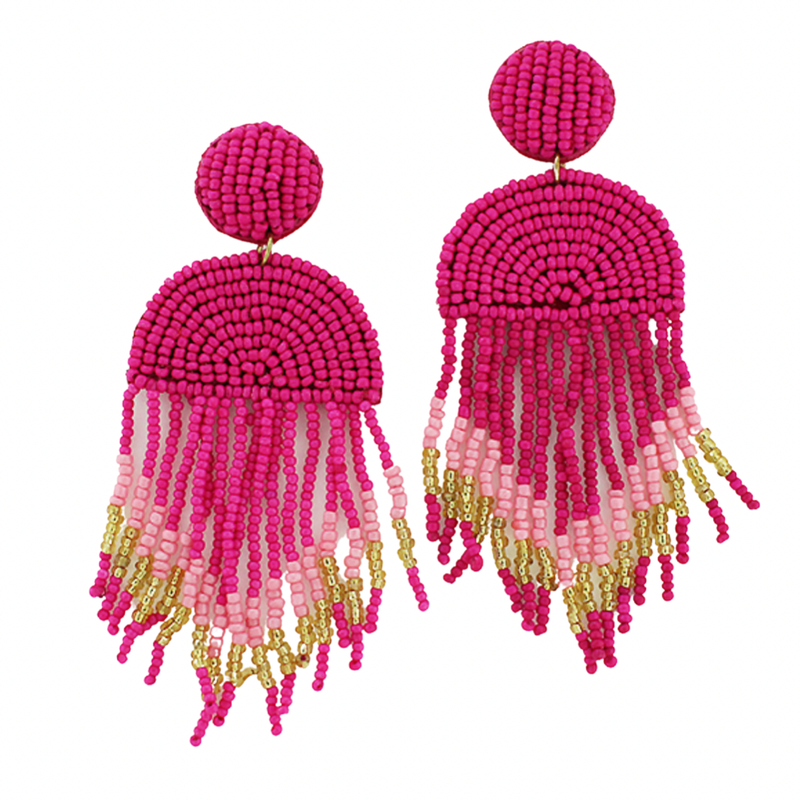 Oahu Statement Pink Tassel