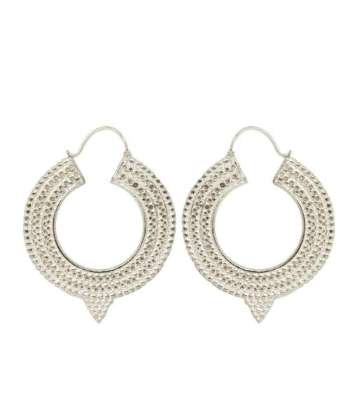 Aztec Hoop Earrings
