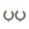 Aztec Hoop Earrings