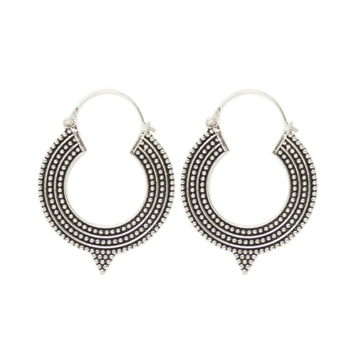 Aztec Hoop Earrings