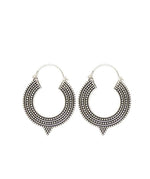 Aztec Hoop Earrings