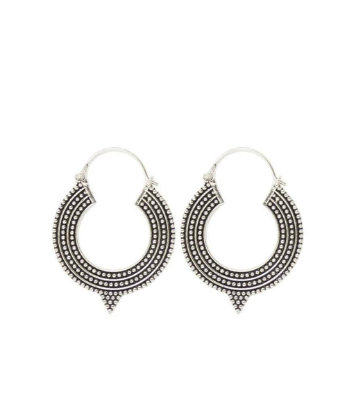 Aztec Hoop Earrings