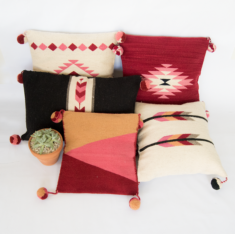 Pink Diamond Pillow Cover