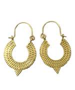 Aztec Hoop Earrings