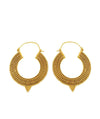 Aztec Hoop Earrings