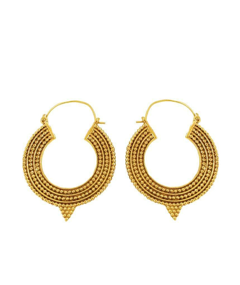 Aztec Hoop Earrings