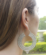 Aztec Hoop Earrings