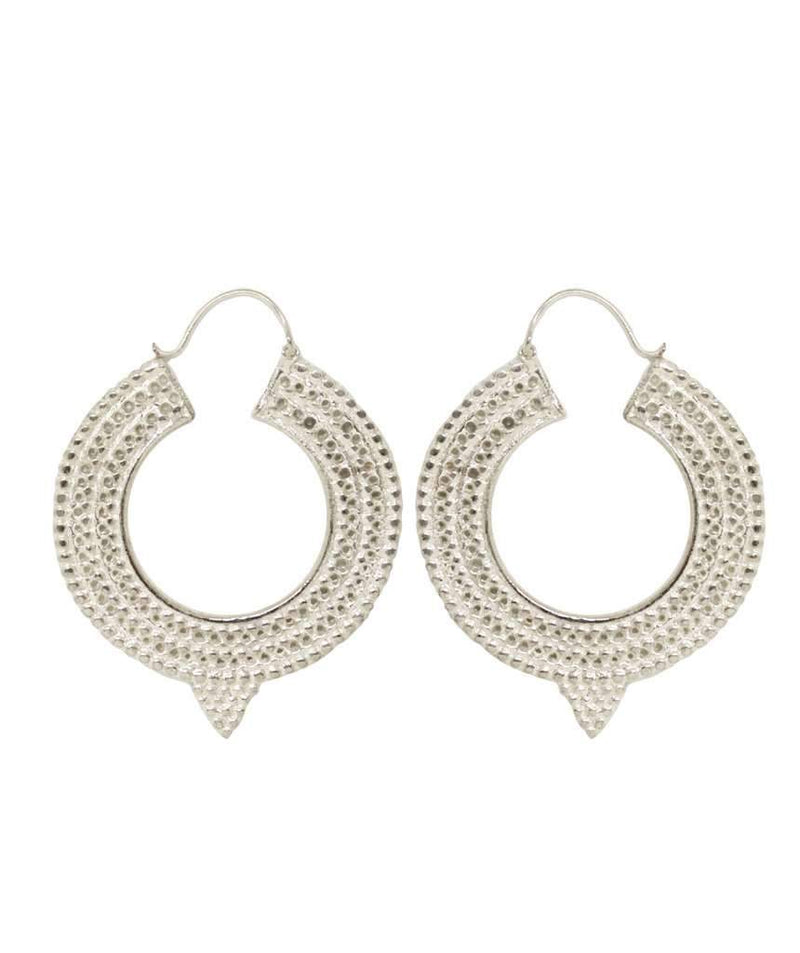 Aztec Hoop Earrings