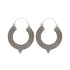 Aztec Hoop Earrings