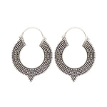 Aztec Hoop Earrings