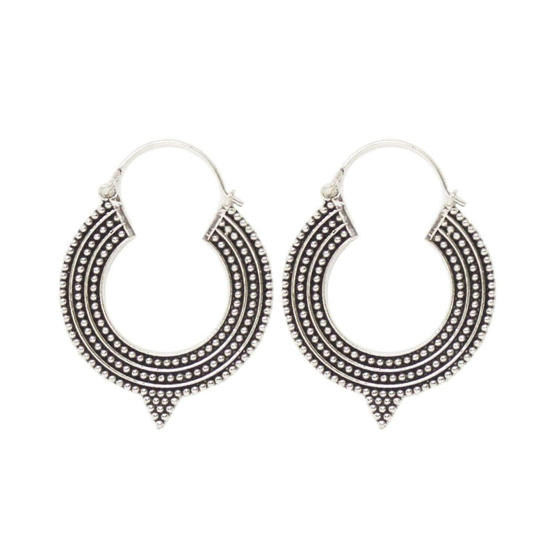 Aztec Hoop Earrings
