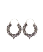 Aztec Hoop Earrings