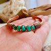 Raw Turquoise Solace Spirit Copper Bracelet