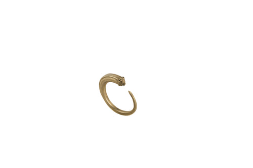 Antique-Style Lion Head Ring