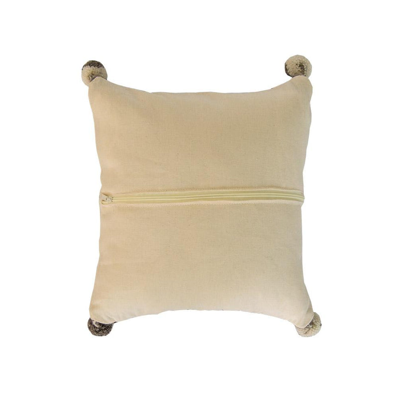 Gray Diamond Accent Pillow