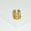 Brushed Ribbon Ring