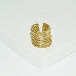 Brushed Ribbon Ring
