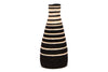 Black Striped Vase