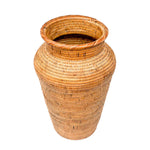 Honey Rattan Vase