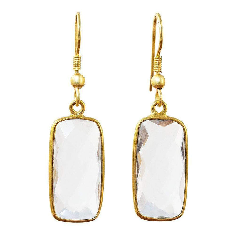 Crystal Quartz Protection Earrings