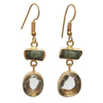 Samara Green Amethyst + Tourmaline Earrings