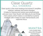 Rose Quartz & Crystal Quartz Stretch Bracelet