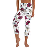 Red Floral Yoga Pants