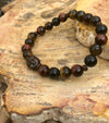 Tiger Eye & Buddha Gemstone Stretch Bracelet