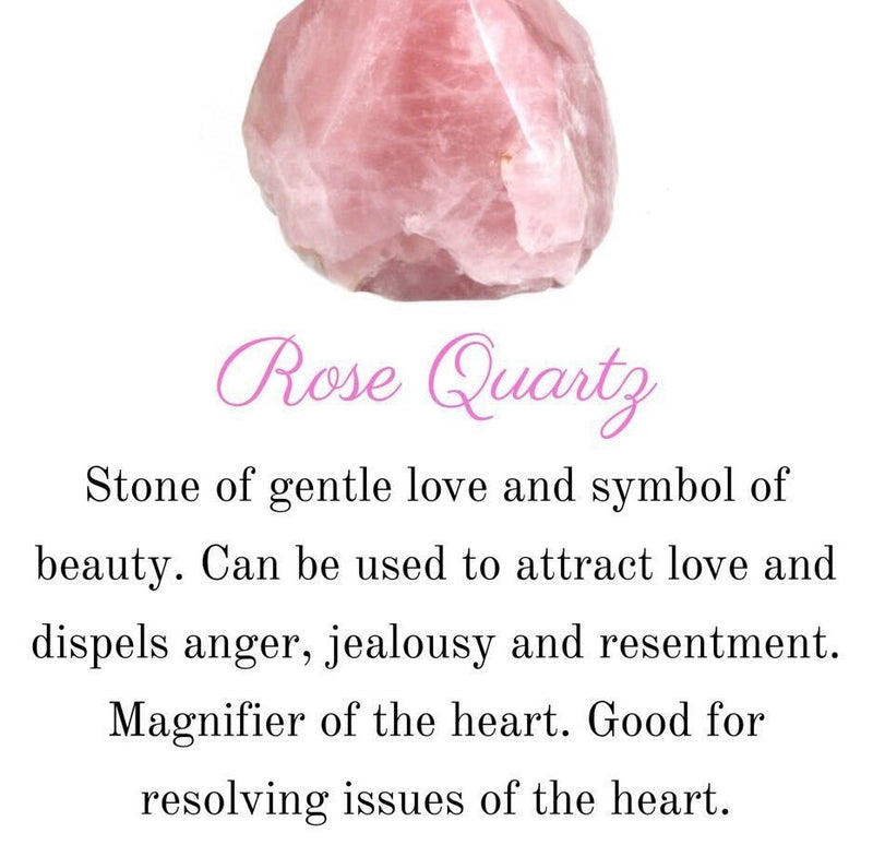 Rose Quartz & Crystal Quartz Stretch Bracelet