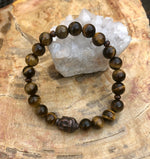 Golden Tiger Eye Buddha Bracelet