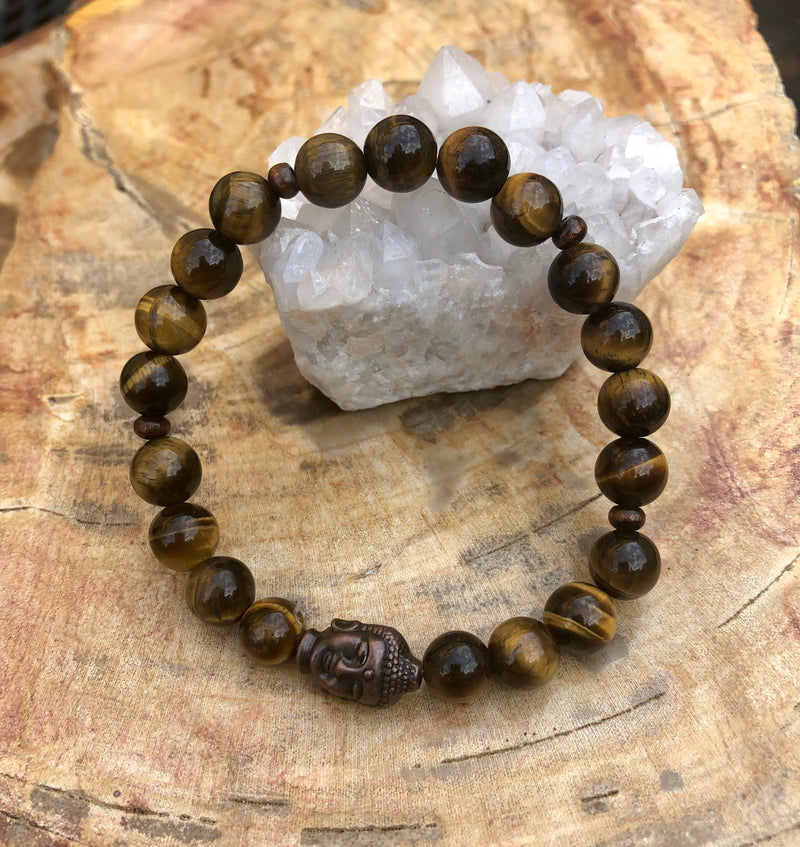Golden Tiger Eye Buddha Bracelet