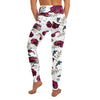 Red Floral Yoga Pants