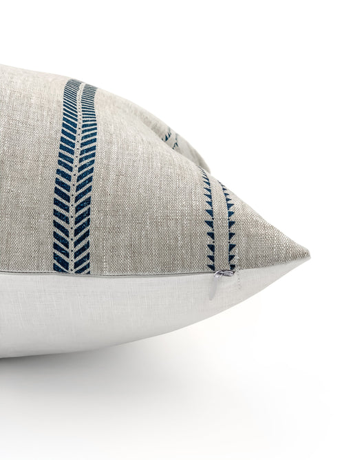 Indigo Stripes Pillow Cover