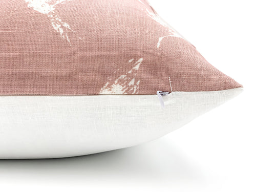 Pink Skies Lumbar Pillow Cover