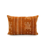 Rust Tribal Print Pillow Cover