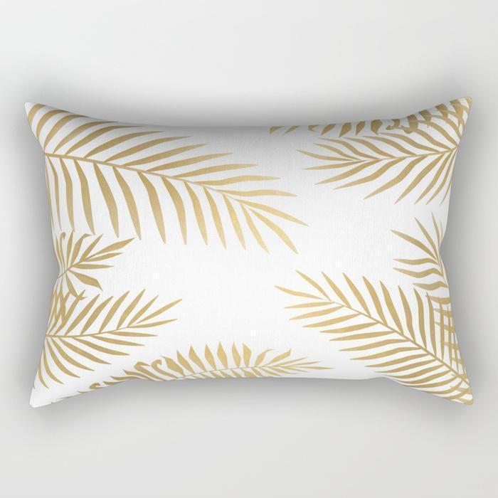 Gold Leaf Pillow Cover