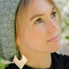 Flower of Life Brass Earrings