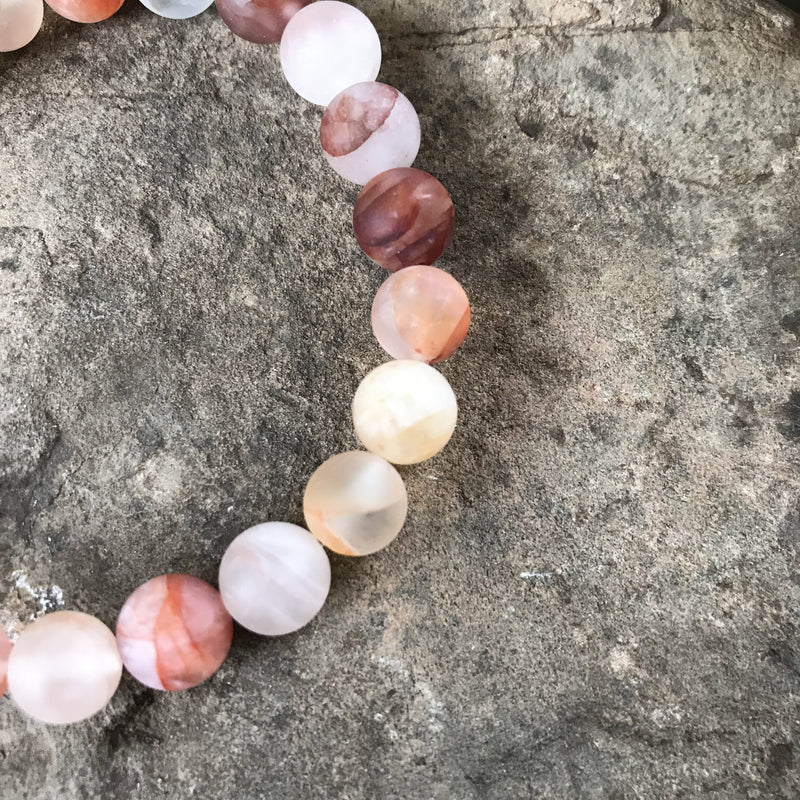 Blood Quartz Bracelet - Matte