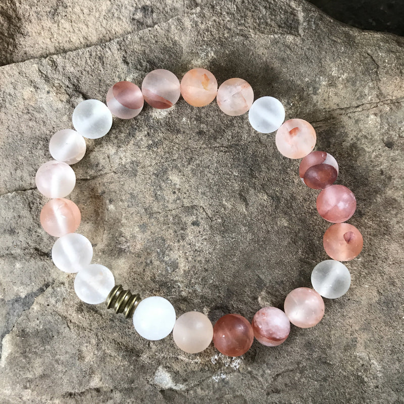 Blood Quartz Bracelet - Matte