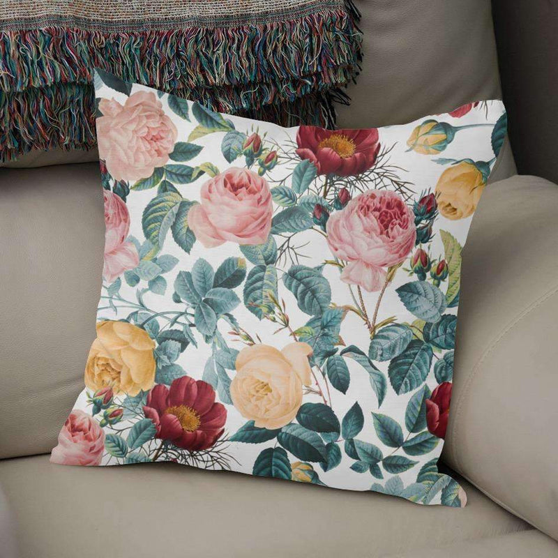 Vintage Garden Pillow Cover